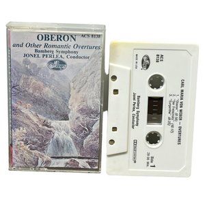Oberon Romantic Overtures Jonel Perlea Cassette Tape Bamberg Symphony 1985